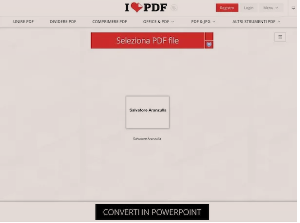 Si te kthesh PDF ne PPT / PPTX 