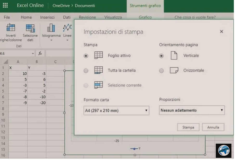 Si te printosh nje dokument Excel 