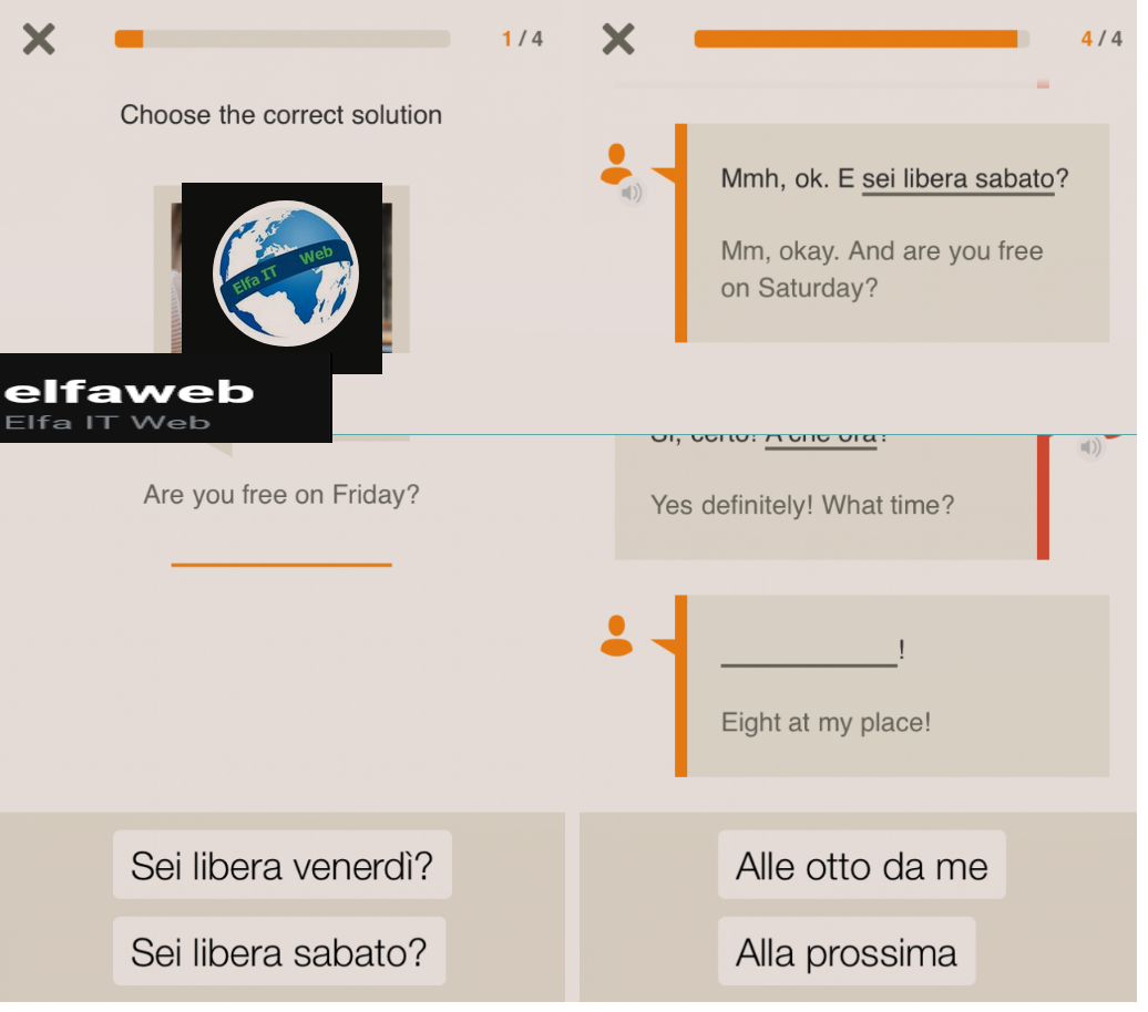 App per te mesuar italisht