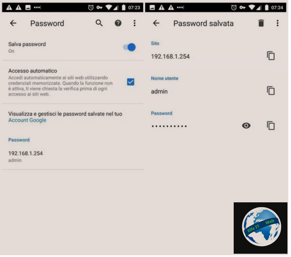 Si te fshish password / fjalekalimet e ruajtura ne Android