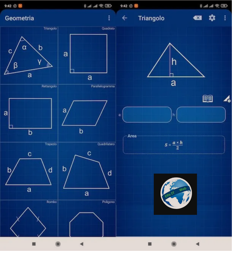 App per te zgjidhur probleme gjeometrie