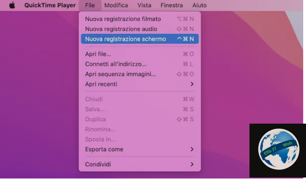 Si te regjistrosh ekranin ne Mac