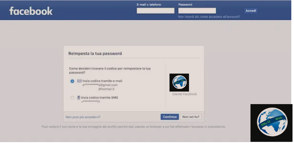 Si te rikuperosh password Facebook te harruar 
