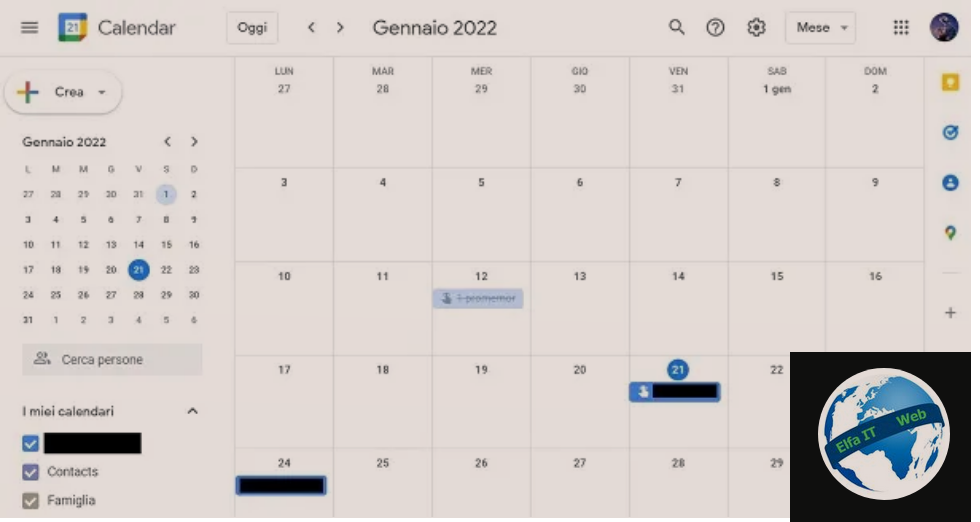 Si funksionon Google Calendar