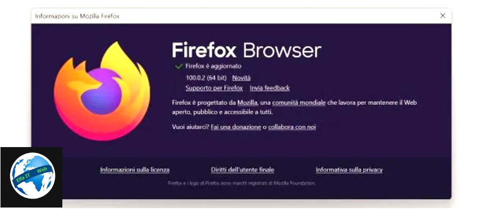 Si te perditesosh update Firefox 