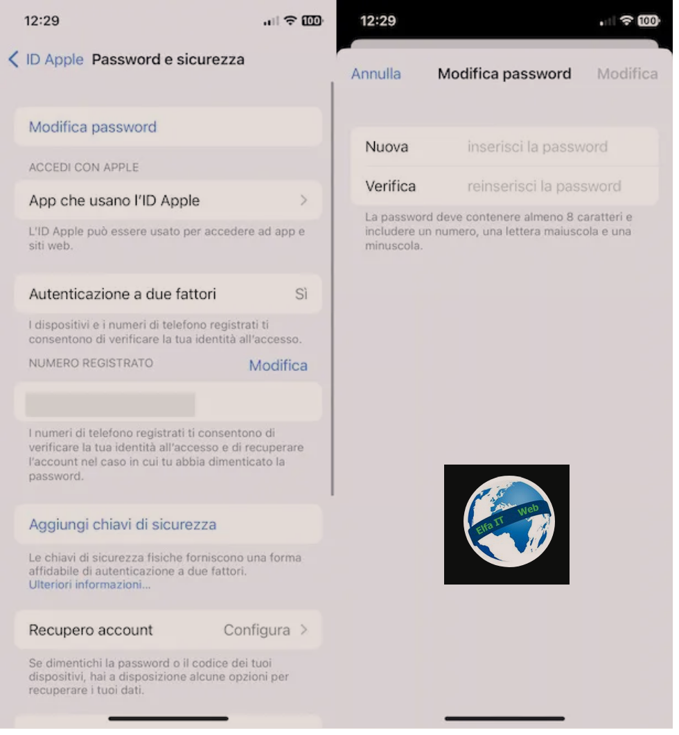 Si te gjesh ndryshosh password e Apple